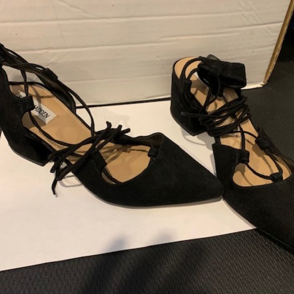 Steve Madden  Davit Laceup Heels - Picture 2 of 4